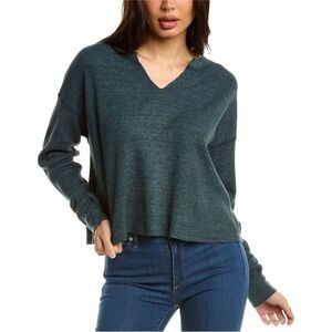 Michael Stars Delia Boxy Thermal Top in Everglades SZ L